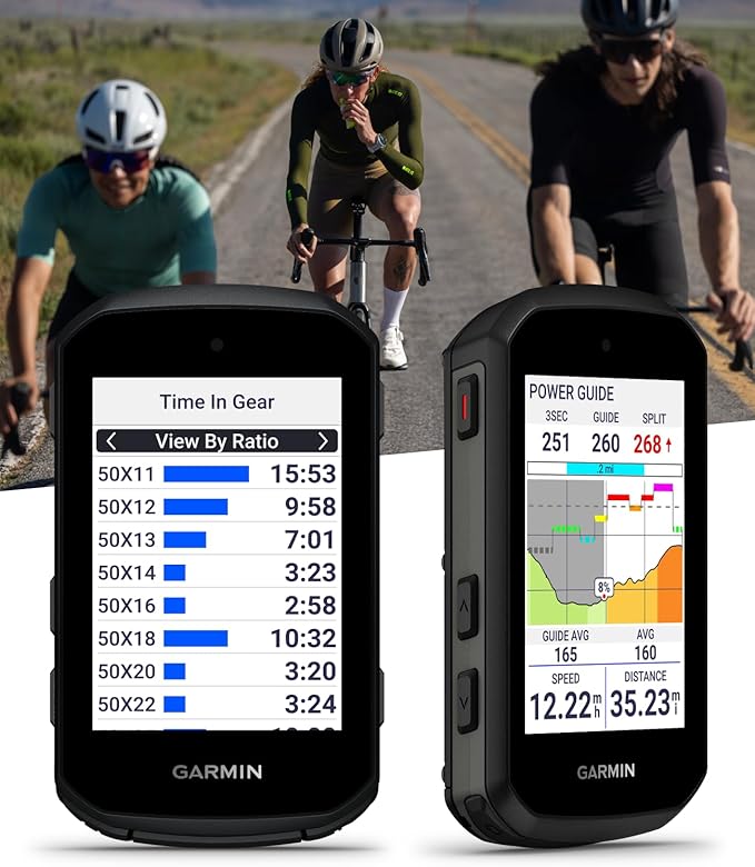 Garmin Edge 550 Compact GPS Cycling Computer 2.7" Vivid Color Display with Wearable4U PowerBank Bundle