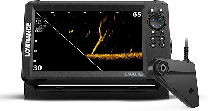 Lowrance Eagle Eye 9" Fishfinder with Live Sonar, Chirp Sonar and DownScan with Fish Reveal