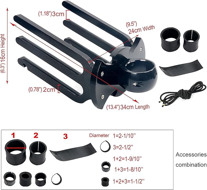 Amarine Made BAT Rack Wakeboard Tower Boat Board Racks - Wake Board Holder Bracket ZJ-HSJ-006B