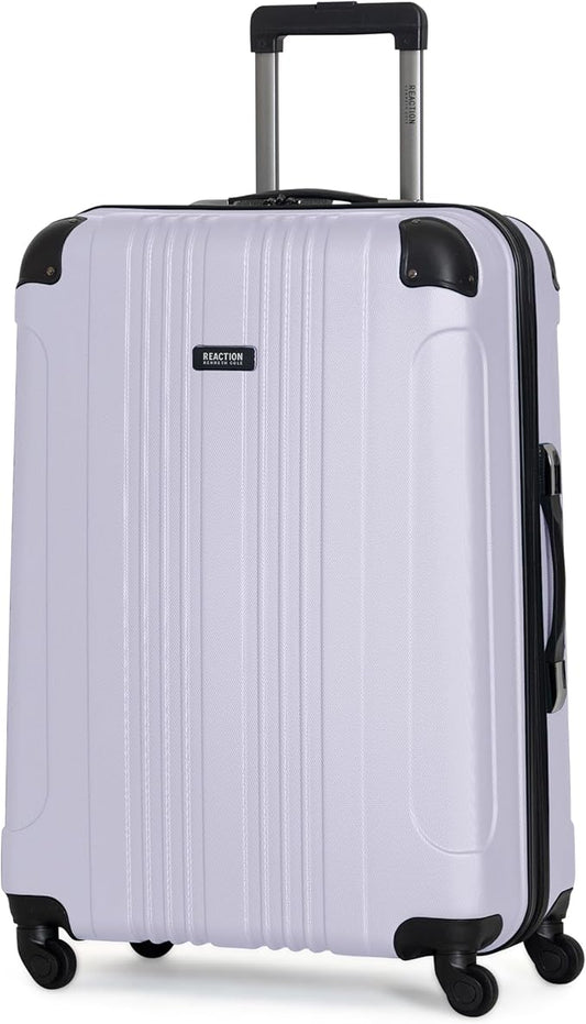 Kenneth Cole REACTION Out of Bounds Lightweight Hardshell 4-Wheel Spinner Luggage, Lavender, 28-Inch Carry On