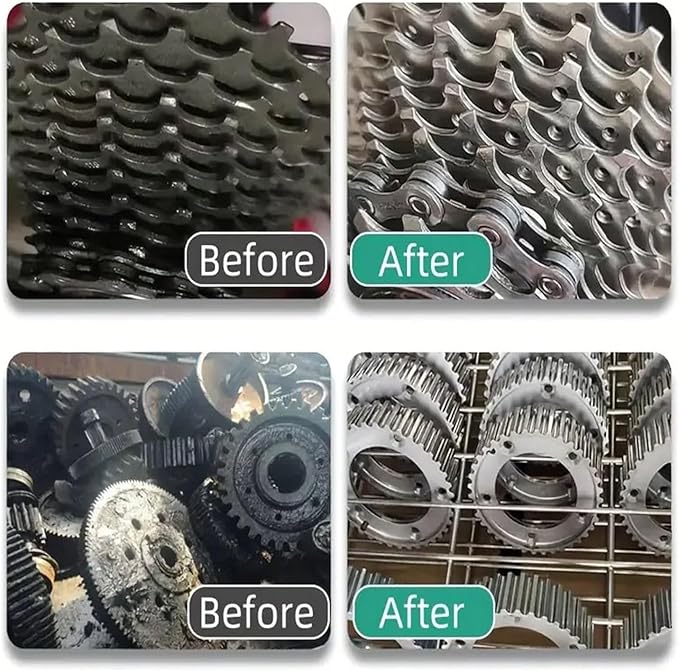 Deep-Cleaning & Rust-Resistant Bicycle Chain Cleaner, Motorcycle Cleaning Kitwith Chain Cleaner,Professional Bike Chain Cleaner Set for Clean All Bicycles (3)