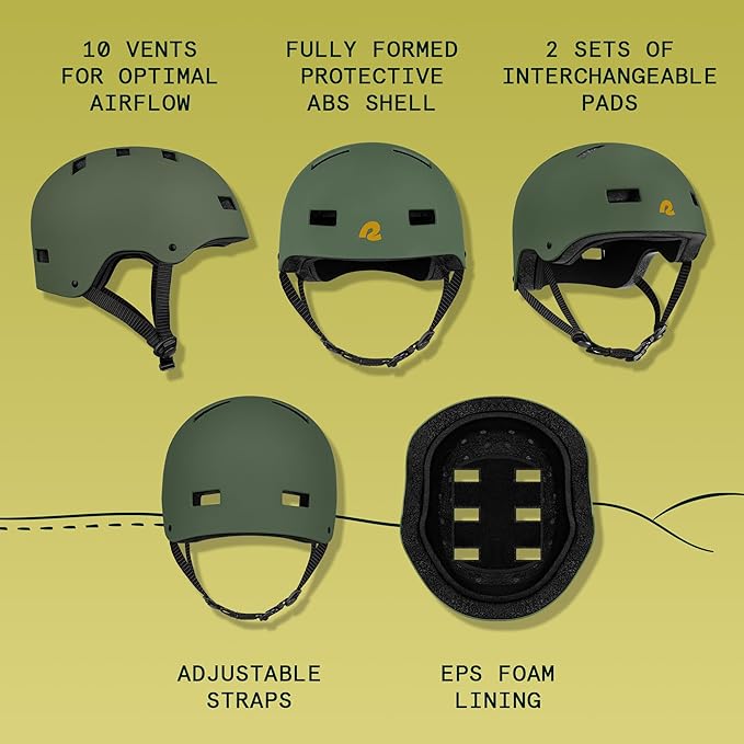 Retrospec Dakota Adult Bike Helmet for Men & Women - Multi-Sport Protection with ABS Shell, EPS Foam, 10 Vents & Removable Washable Padding for BMX, Skating, Scooter and Skate - Helmets for Adults