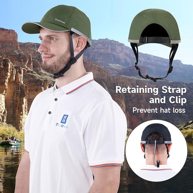 Tontron Wasumer Watersports Cap | Kayaking Bump Cap|Surfing Hat | Low Profile Helmet