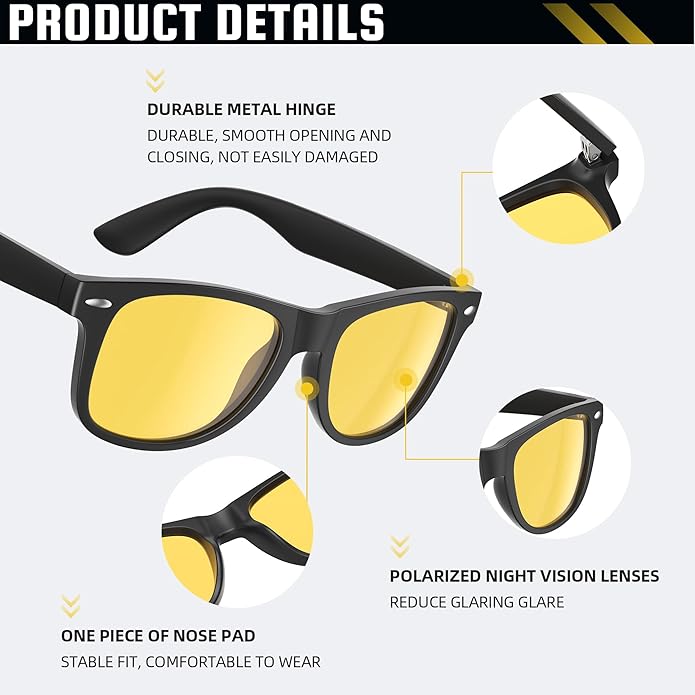FEIDUSUN Sunglasses Men Polarized Sunglasses for Mens and Womens,Black Retro Sun Glasses Driving Fishing UV Protection