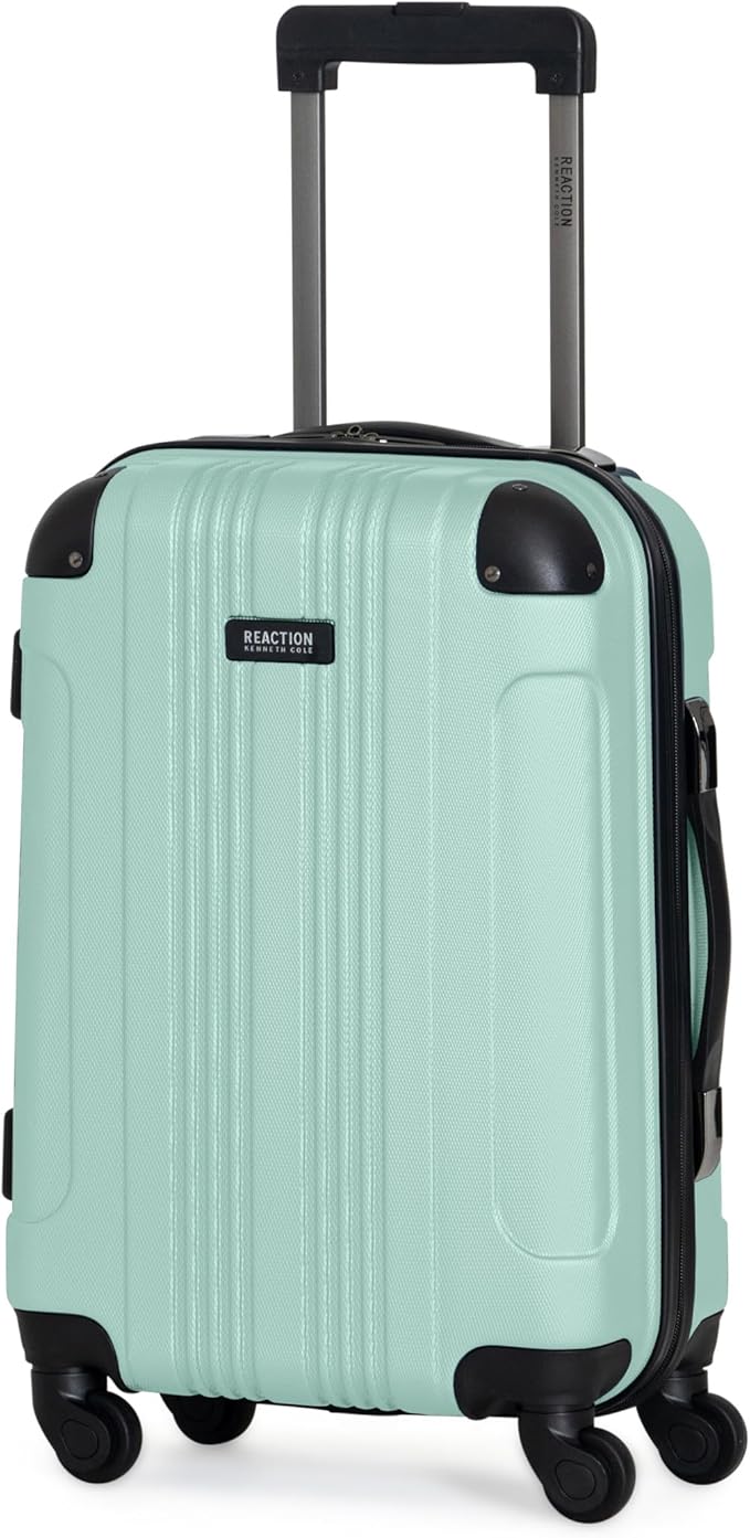 Kenneth Cole REACTION アウトオブバウンズ 軽量ハードシェル 4輪スピナーラゲージ ミントブルー 20インチ 機内持ち込み