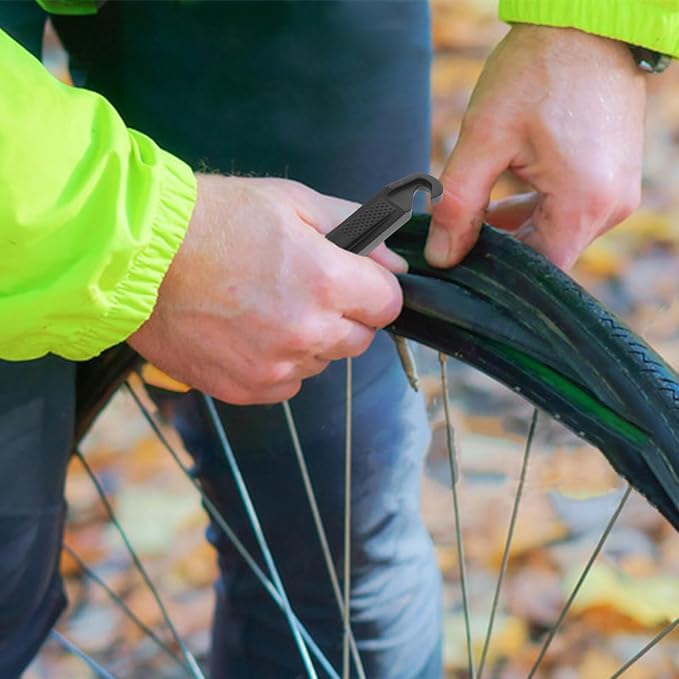 COHEALI Bicycle Tire Repair Kit with 18 Patch Pieces, 2 Tire Levers, and – Tubeless Puncture Repair Tools for Mountain Bike Maintenance and Cycling Emergency Use