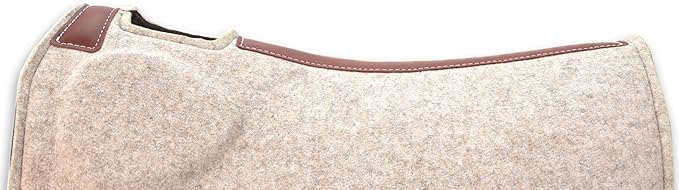 Southwestern Equine OrthoRide Made in USA Premium All Wool Build up, Saddle Pad Western, Classic Contour Saddle Pad, Ortho Pad Horse Saddle Pad, Saddle Blanket, 30x30 & 31x32
