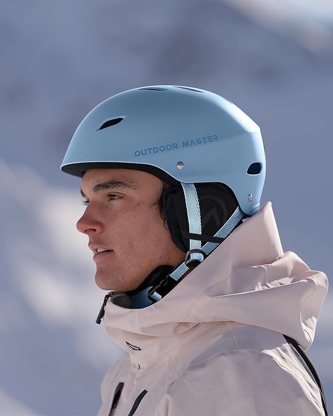 OutdoorMaster ケルビンスキーヘルメット - メンズ、レディース、ユース用スノーボードヘルメット
