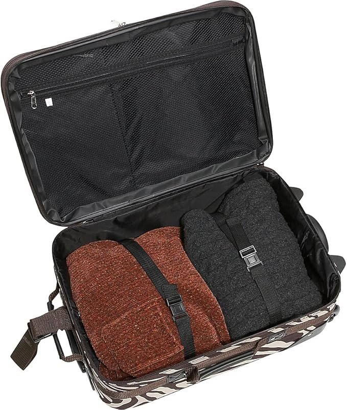 Rockland Fashion ソフトサイドアップライト荷物セット、伸縮式ハンドル、ピース、4点セット (14/19/24/28)
