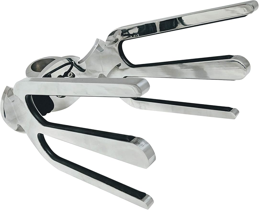Krypt Towers Wakesurf Rack for Tower, Surfboard Rack for Boat, Holds 2 x Wakesurf Boards, Polished Aluminum Wakeboard Rack, Fits Clamp Tubing Sizes-1 3/4", 1 7/8", 2", 2 1/4", 2 3/8", 2 1/2"