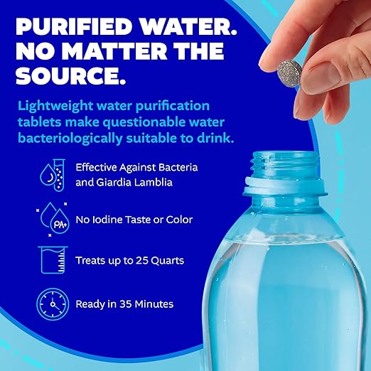 Potable Aqua浄水剤 PA Plus入り - 50錠入りボトル2本