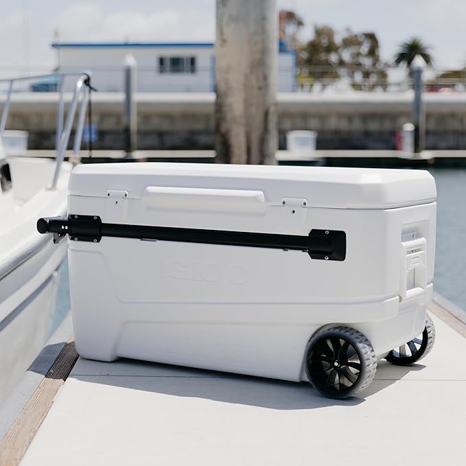 Igloo マックスコールド グライド 110Qt ホイールクーラー | 保冷ハードシェルアイスチェスト
