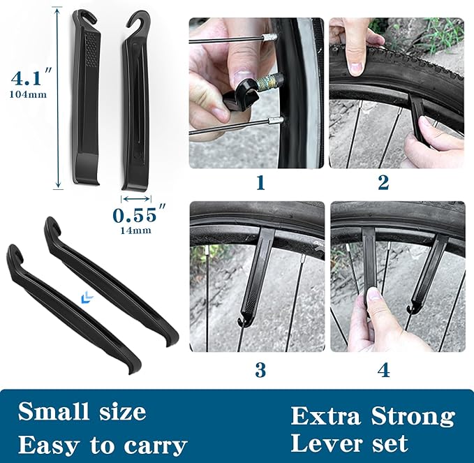 700x35C Bike Tire Foldable Replacement Tires with or Without Bike Tubes and Tire Levers for Road Bicycle