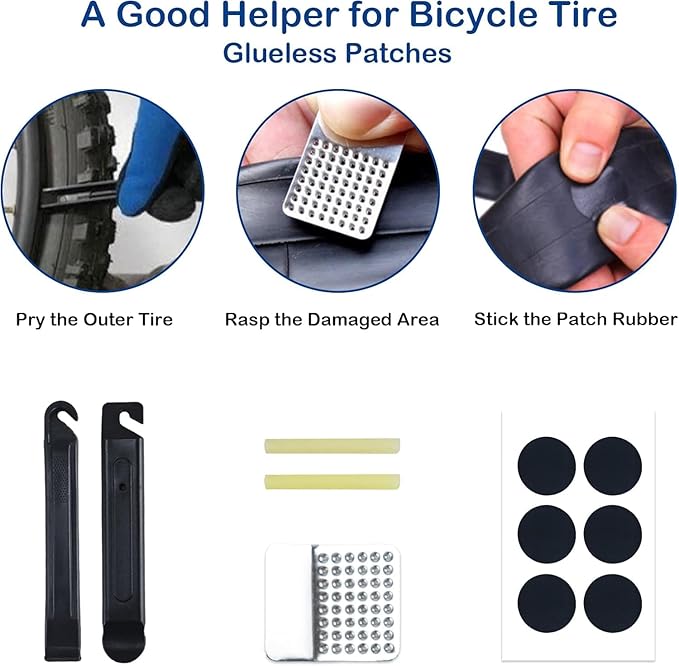 NDakter Bike Bag:Bike Frame Bag & Bicycle Repair Kit, 2L Waterproof Storage Pouch with 16-in-1 Multi-tool, Portable Bike Tool Set for Flat Tire Repair, Cycling Accessories for Mountain Road Bike, MTB
