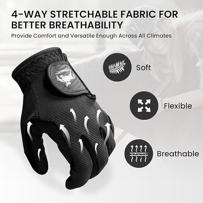 FINGER TEN Horse Riding Gloves Equestrian Women Kids for Girls Boys Mesh Breathable Lightweight Color Pack, Comfortable Grip for Summer