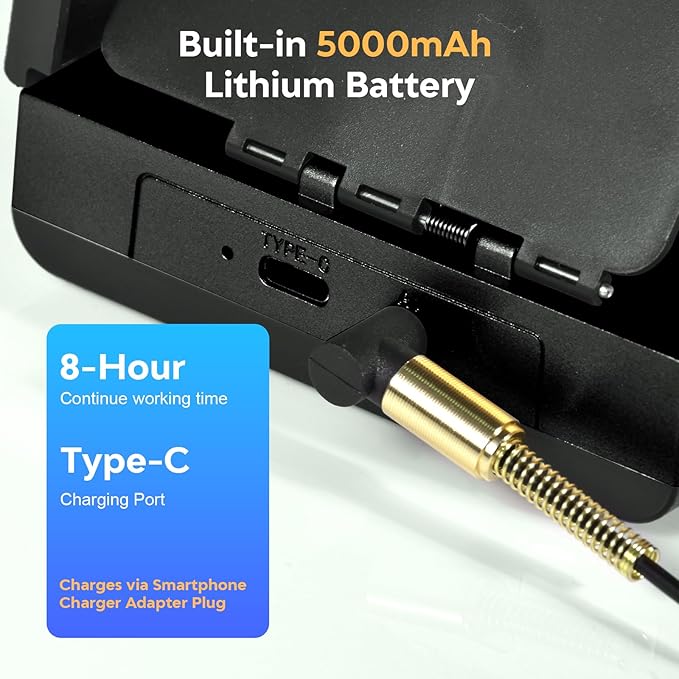4.3inch Underwater Fishing Camera,65ft Cable 220° Ultra Wide Angle 21pcs IR Lights with Night Vision,Portable Storage Bag,5000mAh Fish Finder for Ice Fishing,Lake,Boat,Kayak
