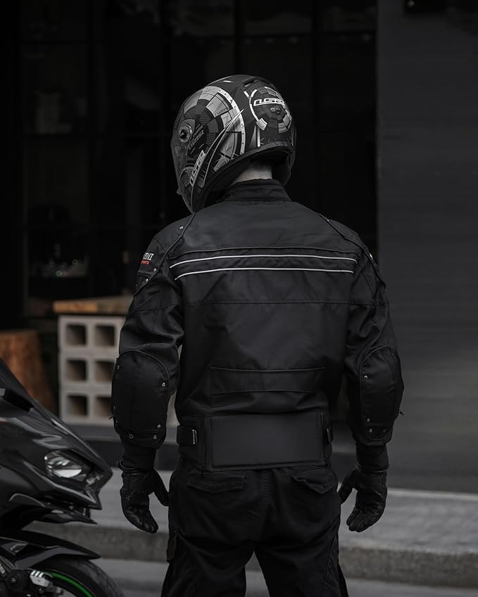 Motorcycle Jacket Motorbike Riding Jacket Windproof Motorcycle Full Body Protective Gear Armor Autumn Winter Moto Clothing XXL