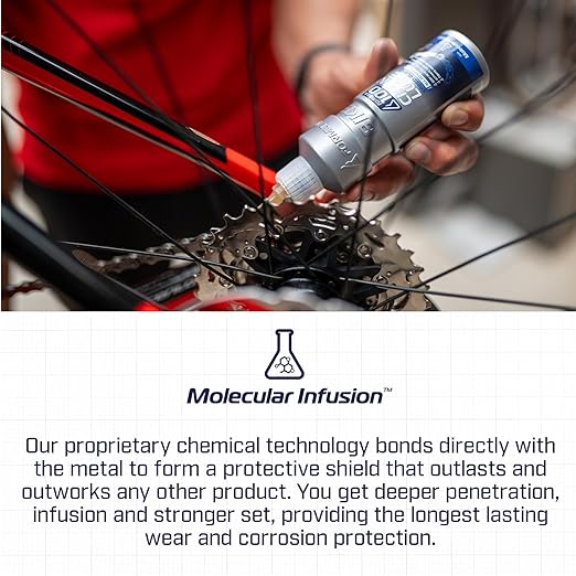 All Conditions Bike Chain Lube – All-Weather Lubricant Bicycles & Electric Bikes – Protects Against Wear, Reduces Friction, Fights Corrosion – 300ml Aerosol (10.14 oz)