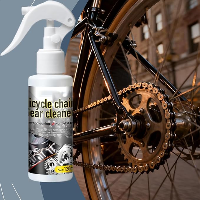 Deep-Cleaning & Rust-Resistant Bicycle Chain Cleaner, Motorcycle Cleaning Kitwith Chain Cleaner,Professional Bike Chain Cleaner Set for Clean All Bicycles (2)