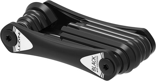 LEZYNE RAP II Bicycle Multi-Tool 12 in 1, Anti-Corrosion Bits, Hex 2/2.5/3/4/5/6/8mm, T10/T25/T30, Phillips, Flathead, Compact Bike Tool