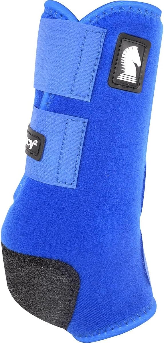 Classic Equine Legacy2 Support Boots, Front (Blue, Small)