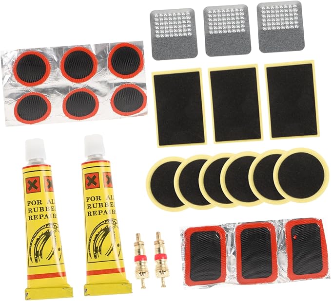 Portable Bike Repair Kit Comprehensive Tire Patch Levers Patches Glue Essential for Bicycle Maintenance Repair