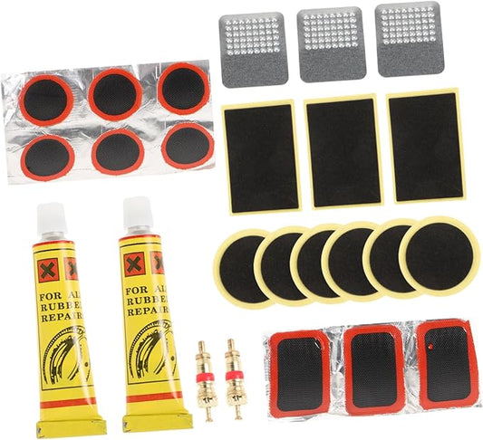 Portable Bike Repair Kit Comprehensive Tire Patch Levers Patches Glue Essential for Bicycle Maintenance Repair
