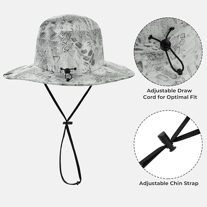 KastKing Sol Armis UPF 50 Boonie Hat - Sun Protection Hat, Fishing Hat, Beach & Hiking Hat, Paddling