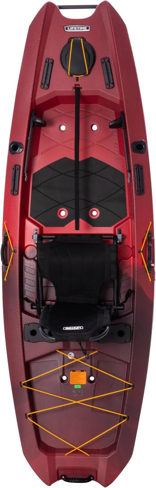 Lifetime Manta Angler Kayak 10', Stand-Up Fishing Kayak, 6 Rod Holders, Adjustable Seat