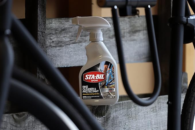 STA-BIL SPORT Bike Cleaner & Protectant – Cleans and Shines – Safe for All Bicycles – Superior UV Protection – Easy Application – 10oz (22504CSR)