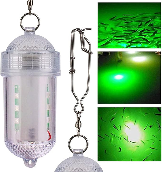 LED深海釣りライト ボートドック用緑色水中集魚灯 防水フィッシングライト 誘魚灯 ベイトルアーランプ