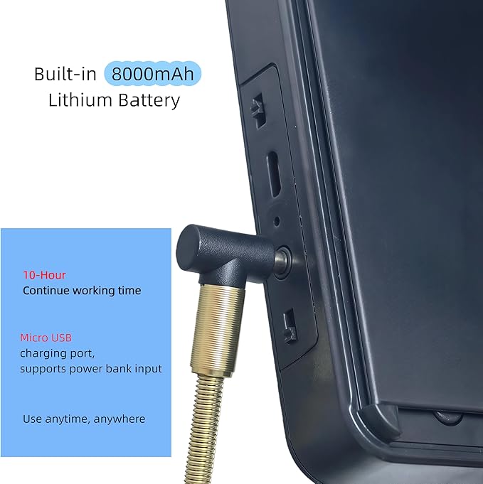 5" Underwater Fishing Camera 98ft Cable, Portable Fish Finder with Camera, Night Vision Ice Fishing Camera, Waterproof Fish Camera for Boat, Kayak & Lake Fishing, Easy to Use for Beginners