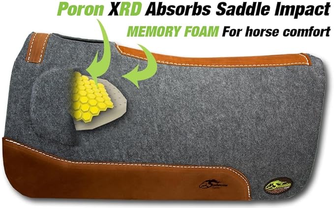 Southwestern Equine OrthoRide Correction Saddle Pad Western Saddle Pads - Made in USA