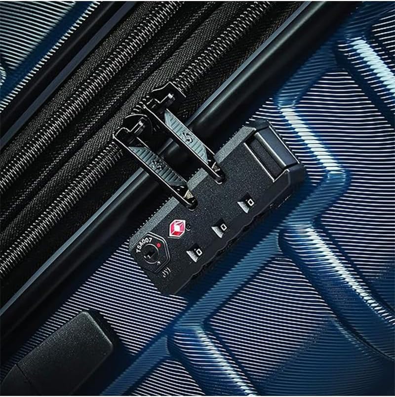 Samsonite Omni 2 Hardside Expandable Luggage with Spinner Wheels, 3-Piece Set (19/24/28), Lagoon Blue