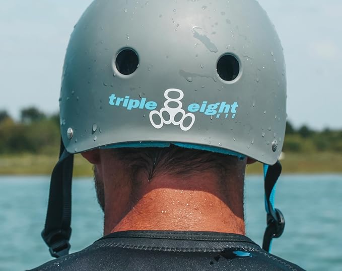 Triple Eight Sweatsaver Halo Water Helmet for Kids, Youth and Adults – Ideal for Wakeboarding, Waterskiing, Kayaking, and Other Water Sports