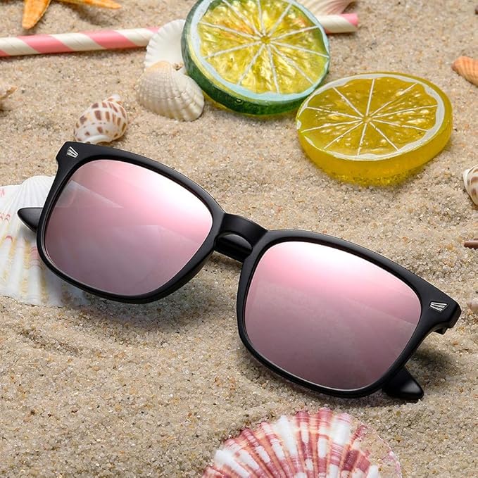 DUSHINE Polarized Sunglasses for Women Classic Retro Style UV400 Protection