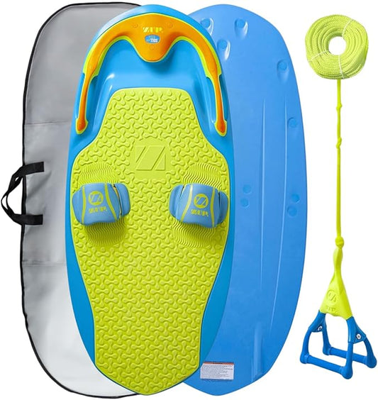 ZUP You Got This 260 Board and Handle Combo with EVA Foam Padding, All-in-One Kneeboard, Wakeboard, Wakeskate, and Wakesurf Board for Kids, Teens, and Adults, 51.7" x 23.8" x 4.6"