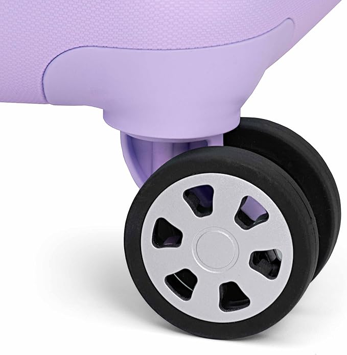 Traveler's Choice Pagosa Hardshell Expandable Luggage with Spinner Wheels, Lavender, 22-Inch Carry-on