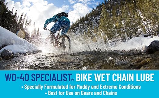 WD-40 Specialist Bike Wet Chain Lube, 4 OZ