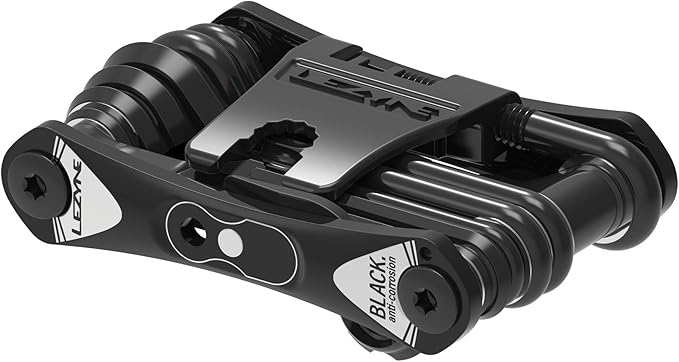 LEZYNE RAP II Bicycle Multi-tool 18 in 1, Anti-Corrosion Bits, Hex 2/2.5/3/4/5/6/8mm, T10/T25, Phillips, Chain Breaker, Multi-function Flat Tool