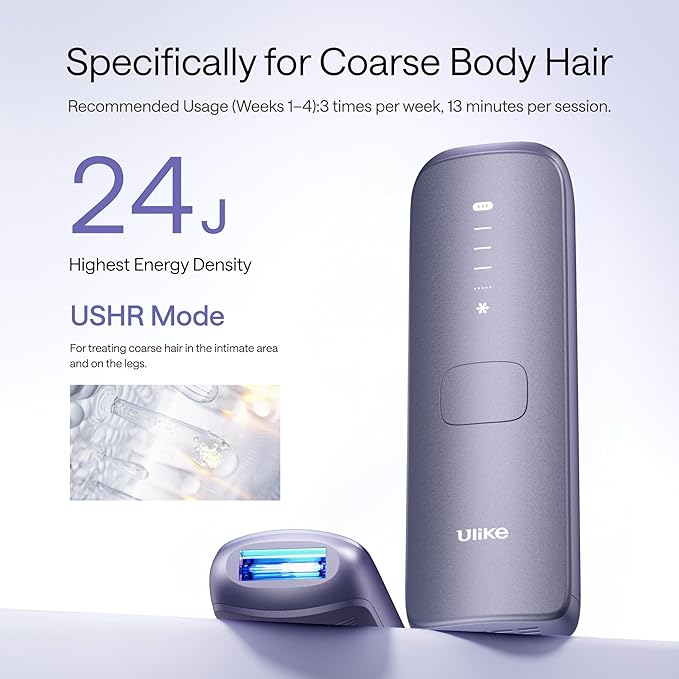 Ulike 光脱毛器 Air 4 IPL レディース メンズ ギフト、氷感・永久脱毛で痛みがほとんどなく、USHRモードで自宅で10分で脱毛可能