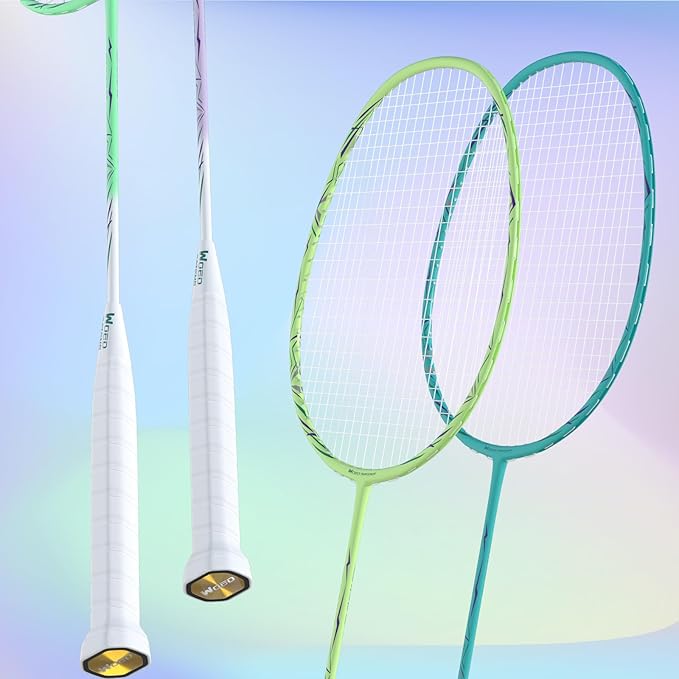 Professional Carbon Fiber Badminton Rackets Badminton Racquet for Backyards Gym
