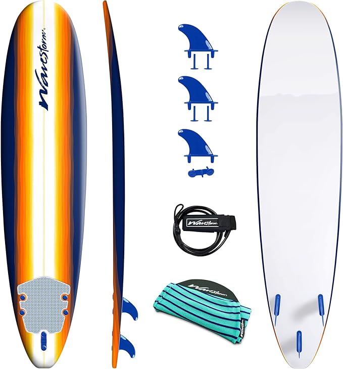 Wavestorm - Classic Soft Top Foam 8ft Surfboard