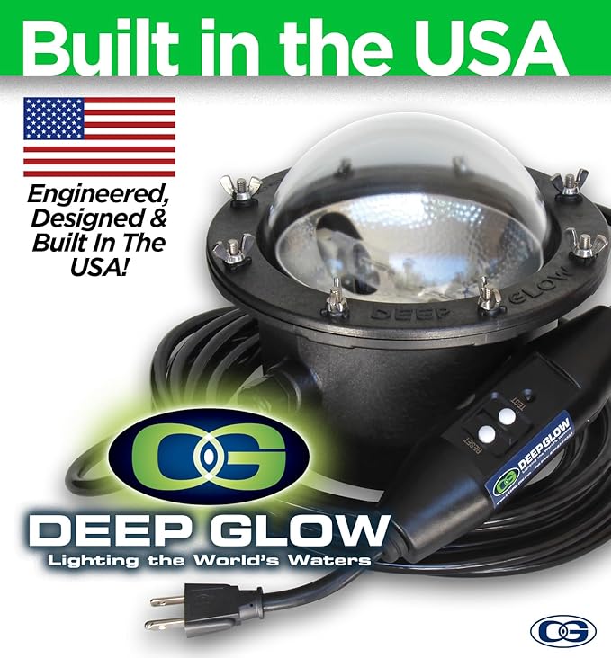 Blue Underwater Dock Light - Brightest HID Submersible Light for Enhanced Fishing, Dock Illumination, Nighttime Safety, Easy Installation - Easy Installation