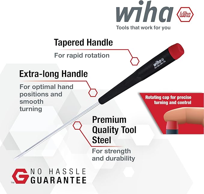Wiha 26192 スロット/プラスドライバーセット 5個組 スロット2.5～4mm プラス#0～#1