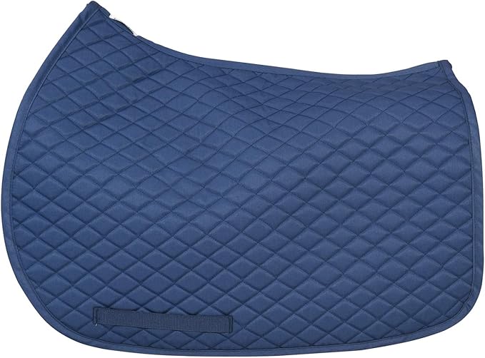 TuffRider Basic All Purpose Horse Riding Saddle Pad | Wither Relief Brushed Underside for Training and Competition
