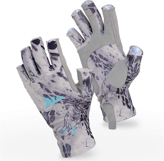 KastKing Sol Armis Sun Gloves UPF50+ Fishing Gloves UV Protection, Sun Protection for Outdoor, Kayaking, Rowing