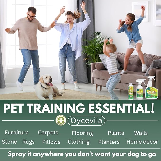 16.0 Fl Oz Say Goodbye to Odors and Stains on Your Pet, Keep Your Home Clean and Tidy, Get Your Dog into Good Habits, Dog Not Here Spray