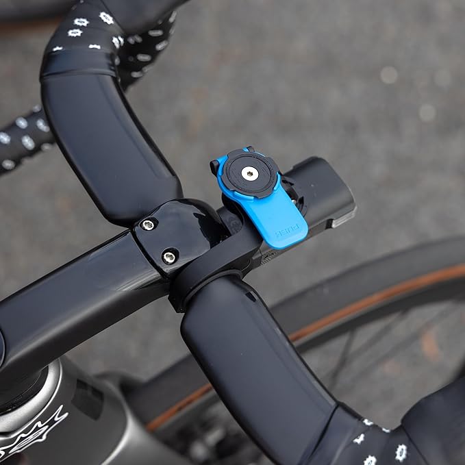 Quad Lock Out Front Handlebar Bike Phone Mount (V3) with Universal MAG Adapter