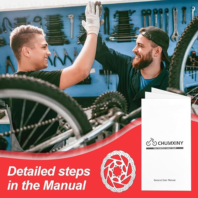 CHUMXINY Brake Bleed Kit for Shimano Hydraulic Brakes, Mountain Bike Brake Bleeder kit Including 300ML Mineral Brake Fluid, Clear Funnel and Instruction Manual.